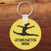 Gymnastik Mama Schlüsselanhänger (Vorderseite)