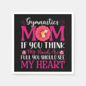 Gymnastik Mama Serviette (Vorderseite)