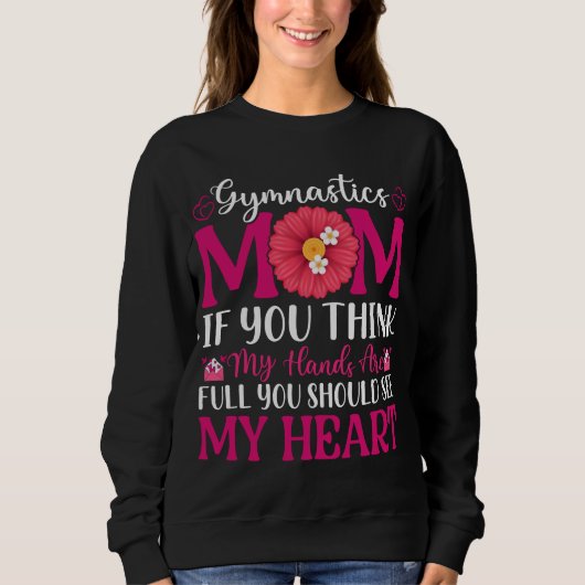 Gymnastik Mama Sweatshirt (Vorderseite)
