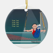 Gymnastik - Mann Keramikornament (Vorne)