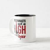 Gymnastik Männer und Frauen Set a Hoch Bar Zweifarbige Tasse (Vorderseite Links)