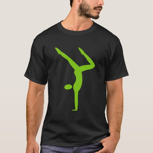 Gymnastik - Mars Green T-Shirt (Vorderseite)