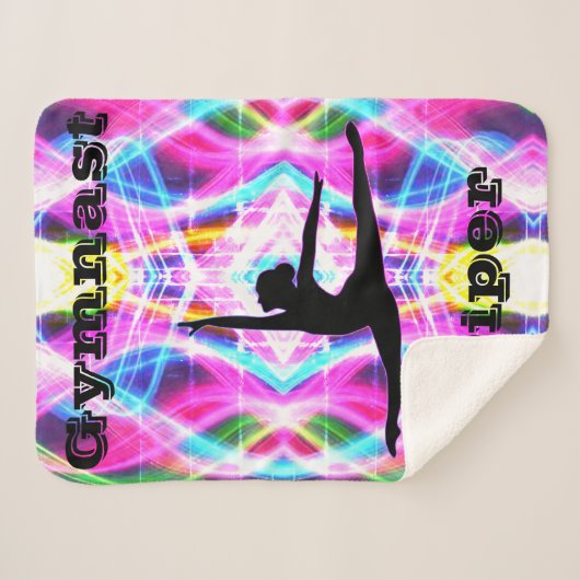 Gymnastik Mehrfarbige Sherpa Blanka Sherpadecke (Vorderseite (Horizontal))