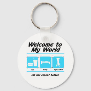 Gymnastik Meine Welt Schlüsselanhänger