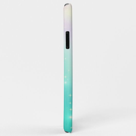 Gymnastik Minty Sparkle w/ Name Gymnast Case-Mate iPhone Hülle (Hinten/Rechts)