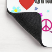 Gymnastik mit Mischgraphiken Mousepad (Ecke)