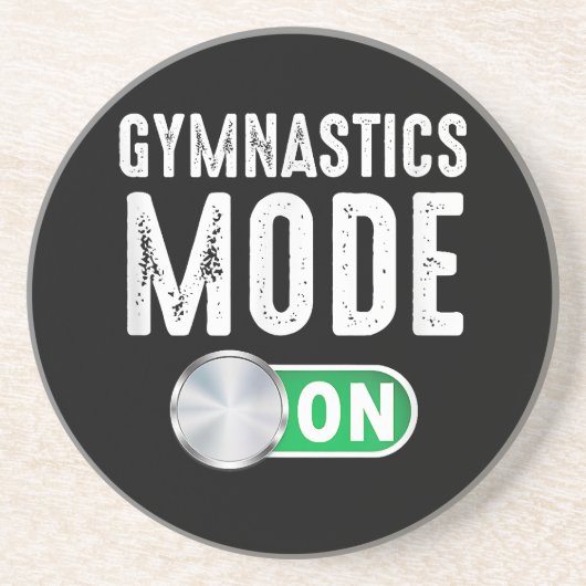 Gymnastik-Modus Cool Gymnastik Getränkeuntersetzer (Vorne)