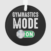 Gymnastik-Modus Cool Gymnastik Ornament (Rückseite)
