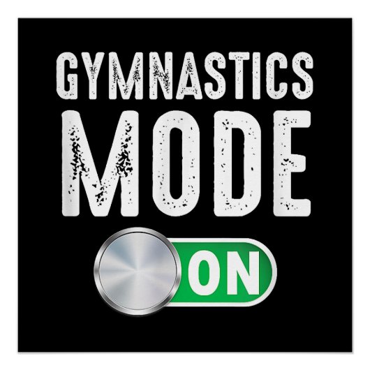 Gymnastik-Modus Cool Gymnastik Poster (Vorderseite)