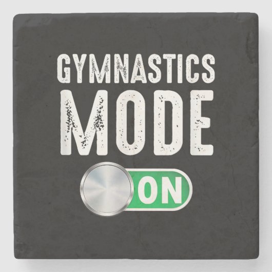 Gymnastik-Modus Cool Gymnastik Steinuntersetzer (Vorderseite)