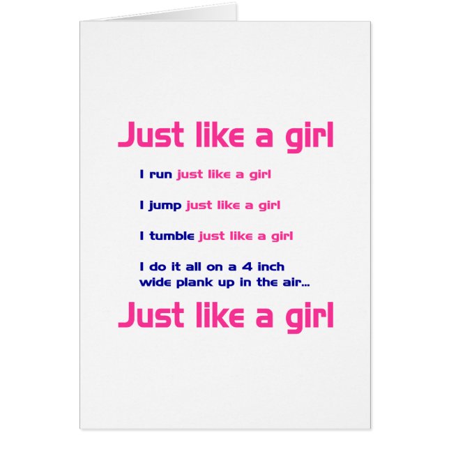 Gymnastik mögen ein Mädchen (Vorne)