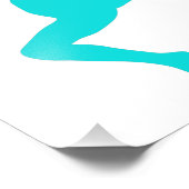 Gymnastik Monogram G ist für Gymnast Fotodruck (Ecke)