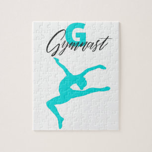 Gymnastik Monogram G ist für Gymnast Puzzle