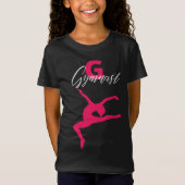 Gymnastik Monogram G ist für Gymnast T-Shirt (Vorderseite)