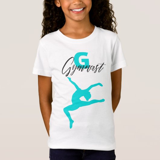 Gymnastik Monogram G ist für Gymnast T - Shirt gee (Vorderseite)