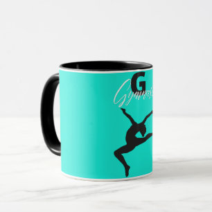 Gymnastik Monogram G ist für Gymnast Tasse