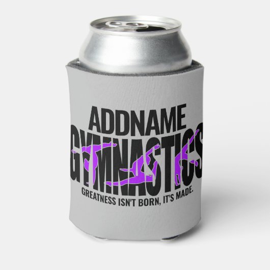 Gymnastik NAME Acrobatic Team Handspring Gymnast Dosenkühler (Kanne Rückseite)