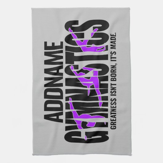 Gymnastik NAME Acrobatic Team Handspring Gymnast Geschirrtuch (Vertikal)