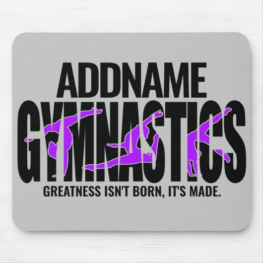Gymnastik NAME Acrobatic Team Handspring Gymnast Mousepad (Vorne)