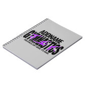 Gymnastik NAME Acrobatic Team Handspring Gymnast Notizblock (Linke Seite)