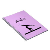 "Gymnastik-" Notizbuch Notizblock (Rechte Seite)