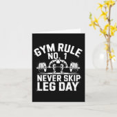 Gymnastik Nr. 1: Leng Day Weightlift nie übersprin Karte (Gelbe Blume)