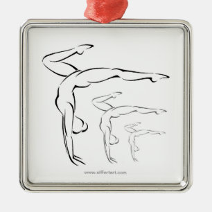 Gymnastik Ornament Aus Metall