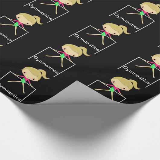 Gymnastik-Packpapier Geschenkpapier (Ecke)