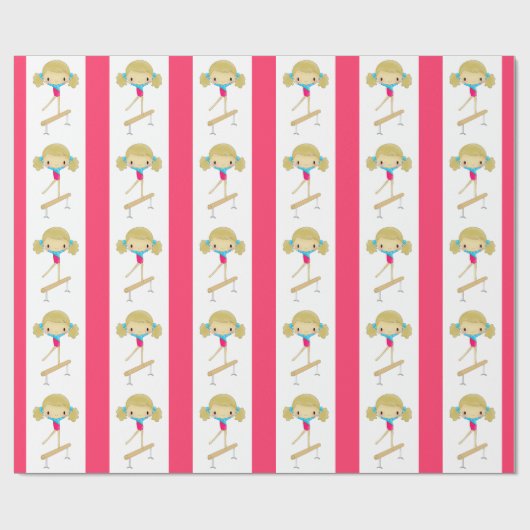 Gymnastik-Packpapier Geschenkpapier (Flach)