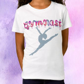 Gymnastik Paint Tropfens Gymnastik Leap T-Shirt