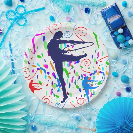 Gymnastik Pappteller (Party)