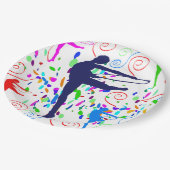 Gymnastik Pappteller (Schrägansicht)