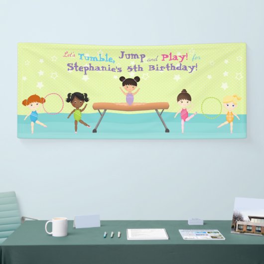Gymnastik Party Banner (Messe)