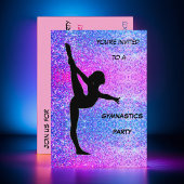 Gymnastik Party Einladung
