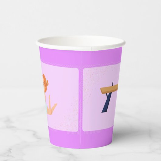 Gymnastik Party Paper Cups Pappbecher (Rechts)