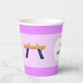Gymnastik Party Paper Cups Pappbecher (Vorderseite)
