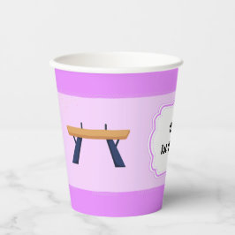 Gymnastik Party Paper Cups Pappbecher