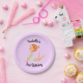 Gymnastik Party Personalisierte Teller (Party)