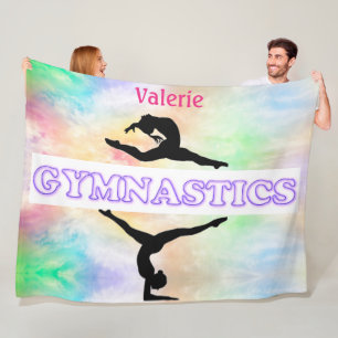 Gymnastik Pastel Girls Fleece Blanket