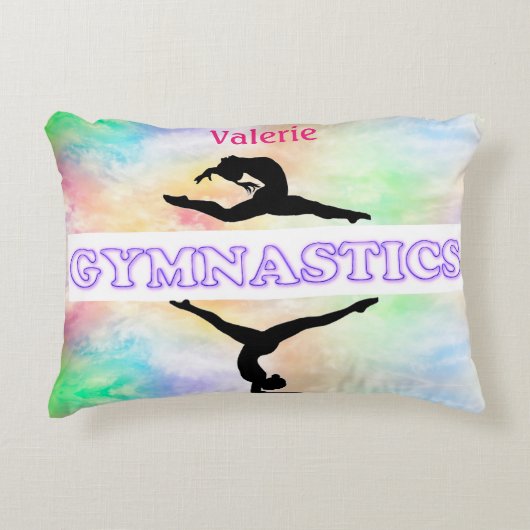 Gymnastik Pastel Girls Fleece Blanket Dekokissen (Vorderseite)