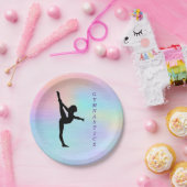 Gymnastik Pastell Papier Teller (Party)