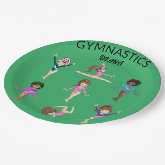 Gymnastik personalisiert Gymnastik PAPER TELLER (Schrägansicht)
