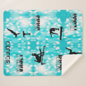 Gymnastik Personalisiert Sherpa Blanket Sherpadecke (Vorderseite (Horizontal))