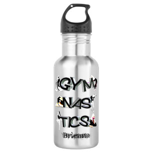 Gymnastik personalisiert trinkflasche