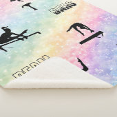 Gymnastik Personalisierte Vault, Bars, Beam & Floo Sherpadecke (3/4)