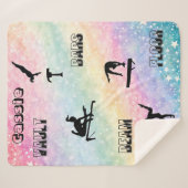 Gymnastik Personalisierte Vault, Bars, Beam & Floo Sherpadecke (Vorderseite (Horizontal))