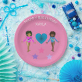 Gymnastik personalisierter BIRTHDAY PAPER TELLER (Party)