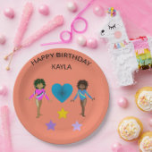 Gymnastik personalisierter BIRTHDAY PAPER TELLER (Party)