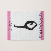 Gymnastik personalisiertes Rätsel. Puzzle (Horizontal)