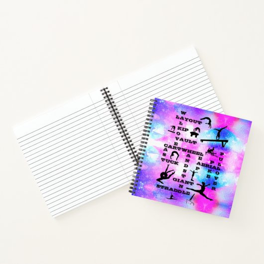 Gymnastik - Personalisiertes SpiralNotebook Notizblock (Innenseite)